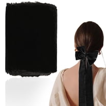 LKZQHMC Black Velvet Ribbon for Decorations 3 Yards Handmade Frayed Raw Edge Silk Ribbons for Home Decor Wreath Craft Gift Wrapping Flower Bouquet