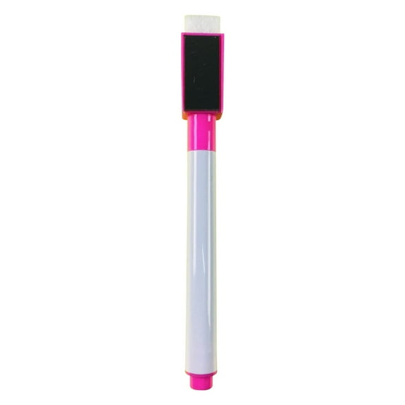 LKZQHMC Fine Tip Dry Erase Markers with Eraser, Magnetic Double Ended Whiteboard Markers, Low Odor, Assorted Bright Colors, Set of 1