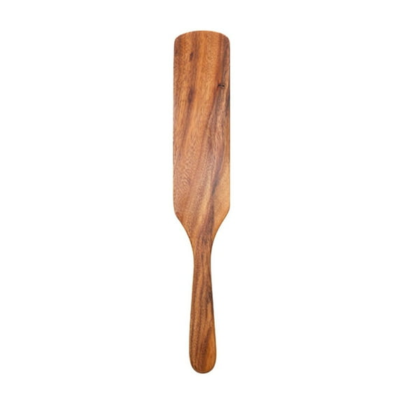 LKZQHMC Long Handle Wooden Shovel Nonstick Wood Spatula Grilling Spatula Nonstick Wooden Wok Turner Kitchen Shovel Kitchen Utensils Non Stick Pan Cream Spoon