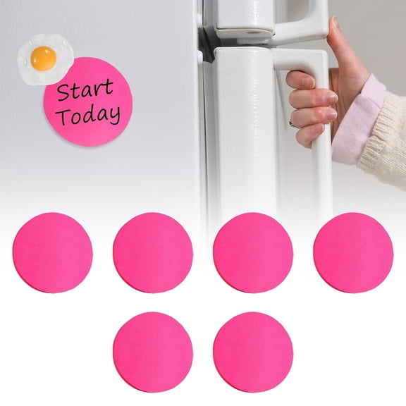 LKZQHMC Round Sticky Notes,60 Sheets/Pad,360 Sheets Shape Sticky Pad,Cute Memo Pads Colorful Self-Sticky Note Pads for Home office Gifts,Pink-Round
