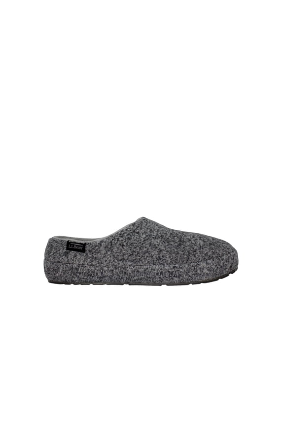 LL Bean L.L.Bean Sweater Fleece Slipper Scuff II Grey 504789 Women's Size 9