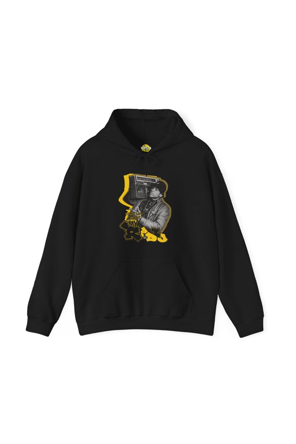 LL Cool J Boombox Hoodie, Retro Hip Hop Legend Sweatshirt, 80s Hip Hop