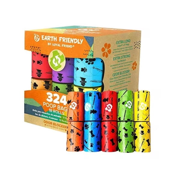 LL Goods Eco-Friendly Dog Poop Bags – 324 Count ( 18 Rolls), Strong, Tear-Resistant, Leak-Proof, Earth-Conscious Waste Bags for Easy Clean-Up