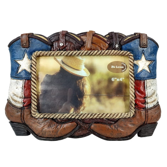 LL Home Texas Boot 4 by 6-Inch Photo Frame