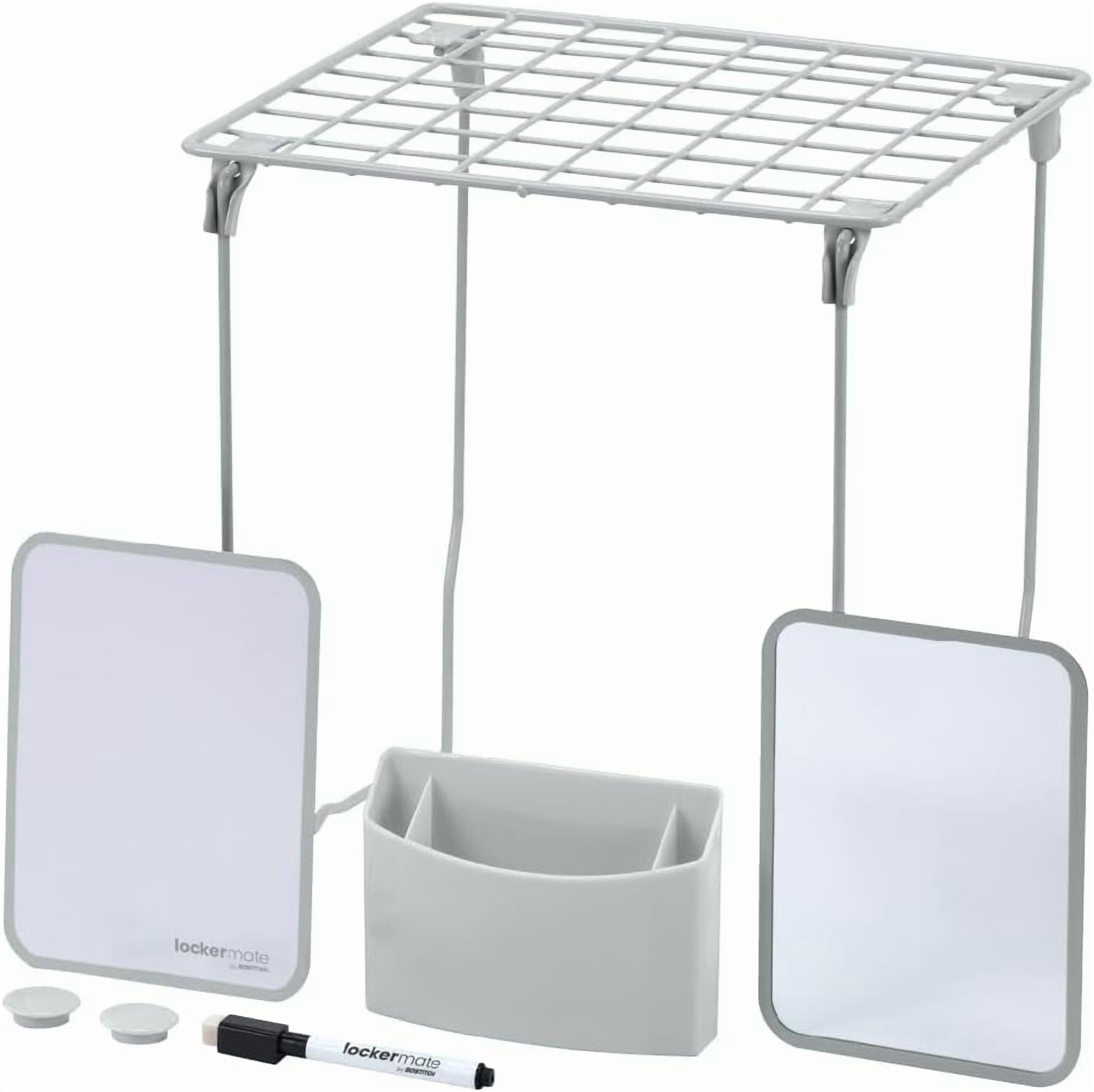 LL Whiteboard, Storage Cup & Dry Erase Marker - Gray