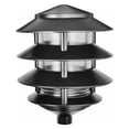 thumbnail image 1 of LL22B Incandescent 4 Tier Lawn Light, A-19 Type, 100W Power, 1650 Lumens, 120VAC, Black, 1 of 1