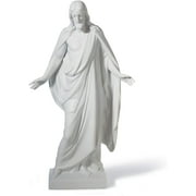 LLADR  Christ Figurine. Left. Porcelain Christ Figure.