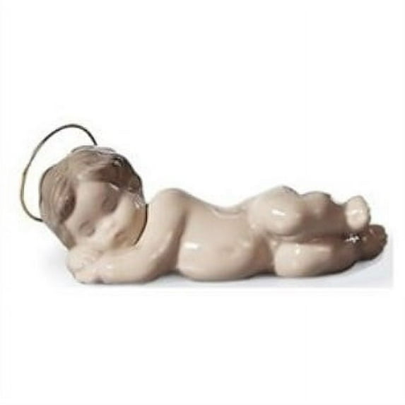 LLADR Glossy Porcelain Figure Baby Jesus in Bethlehem-III. Glossy Porcelain Nativity Figure of Baby Jesus.