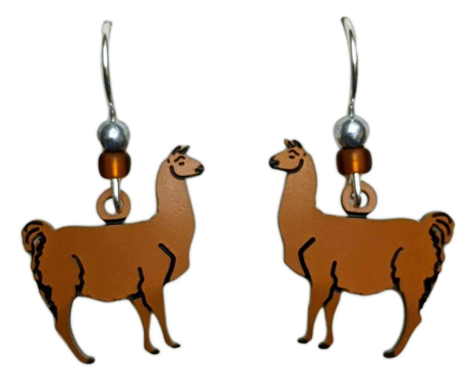 Sterling silver llama earrings deals