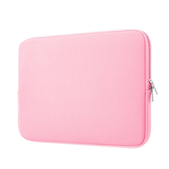 LLAYOO 11-11.6 Inch Laptop Sleeve Protective Case Soft Carrying Computer Zipper Bag Cover Compatible with 11.6" MacBook Air for 11" Notebook Tablet Chromebook (Pink)