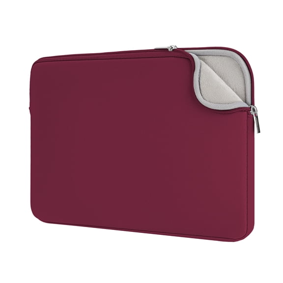 LLAYOO 11-11.6 Inch Laptop Sleeve Protective Case Soft Lining Carrying Bag Padded Zipper Cover Compatible with 11.6" MacBook Air for 11" Notebook Computer Tablet Chromebook(Red,Upgraded Version)
