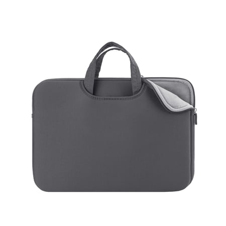 LLAYOO 13 Inch Laptop Sleeve Case Compatible with 13" 13.3" 13.5" Chromebook Notebook Computer Ultrabook, Protective Slim Padded Carrying Bag Cover with Handle Strap Pocket (Gray, Upgraded Version)