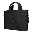 thumbnail image 1 of LLAYOO 13 Inch Laptop Sleeve Shoulder Bag Compatible with MacBook Pro 14 M1 A2442,13" MacBook Air/Pro,13.3" Chromebook Notebook, Polyester Messenger Bag Carrying Case Briefcase (Black), 1 of 7