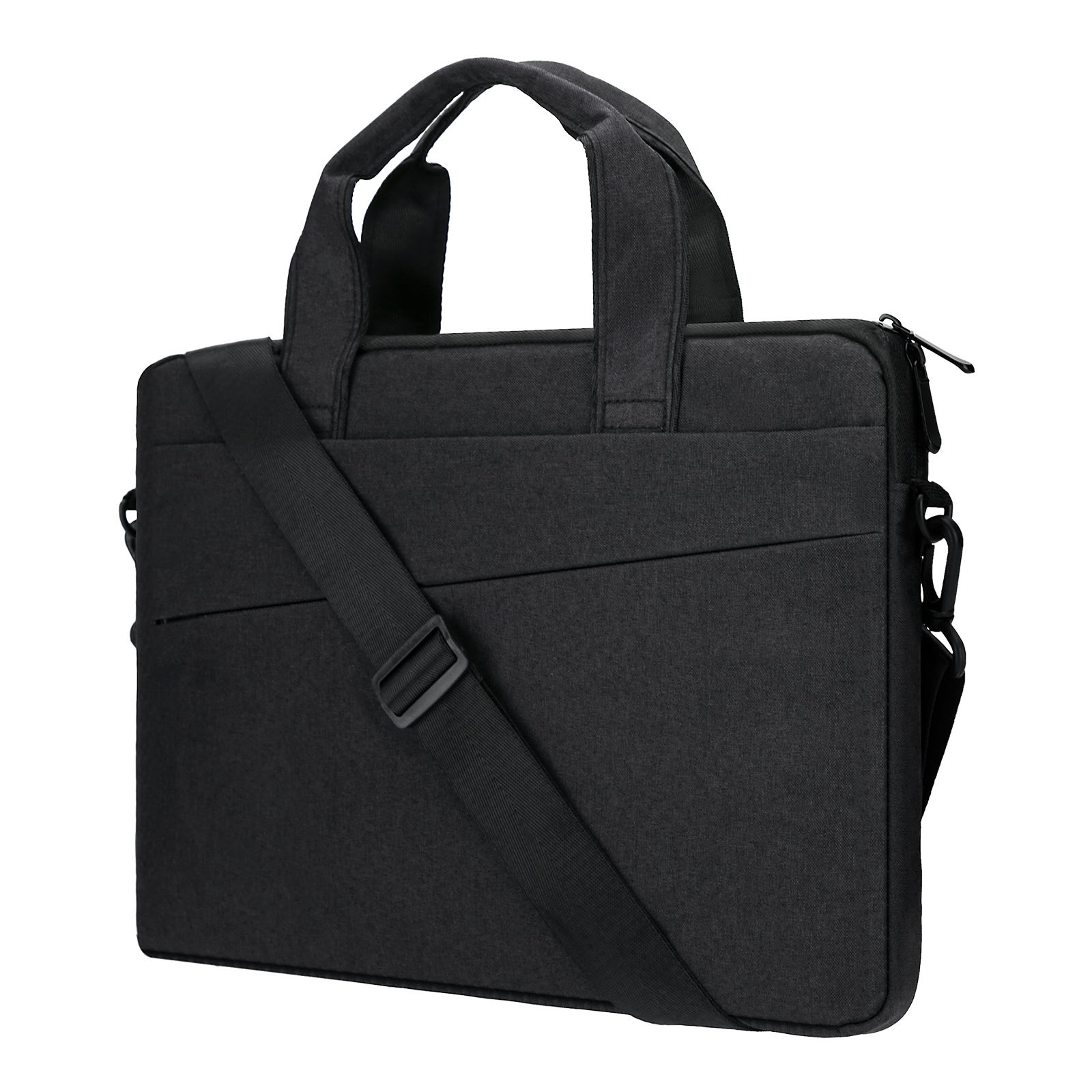 Mosiso Laptop Bag with Belt Polyester Laptop Shoulder Messenger Bag