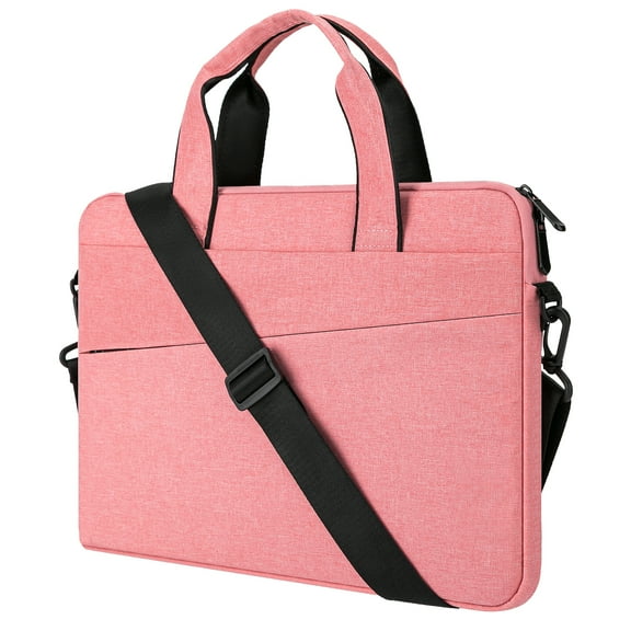 LLAYOO Unisex Laptop Sleeve Case Polyester 14" Laptop Bag, Pink