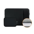 thumbnail image 1 of LLAYOO 15.6 Inch Laptop Sleeve Case Soft Fluffy Lining Cover Carrying Bag with Front Pocket & Accessories Pouch,Compatible with 15.6" Notebook Computer Chromebook(Black,Upgraded Version), 1 of 7