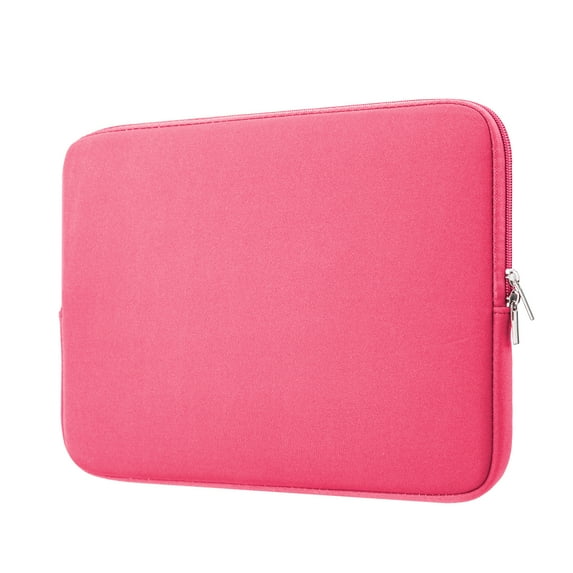 LLAYOO 15 Inch Laptop Sleeve 15" Protective Soft Case Padded Zipper Cover Carrying Computer Bag Compatible with New 15.4 MacBook Pro Touch Bar Specially for Model A1938 A1707 A1990(Bright Pink)