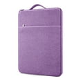thumbnail image 1 of LLAYOO 16 Inch Laptop Sleeve Case Specially Compatible with 2022 2021 16" MacBook Pro A2141 A2485 M1,Handbag with Handle Strap Front Pocket Briefcase Polyester Waterproof Cover Carrying Bag, Purple, 1 of 7