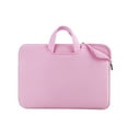 thumbnail image 1 of LLAYOO Chromebook Case 11.6 Inch Laptop Sleeve Cover Compatible with 11-11.6 Notebook Computer Tablet, Protective Slim Padded Carrying Bag with Handle Strap Pocket for Men Women (Pink), 1 of 7