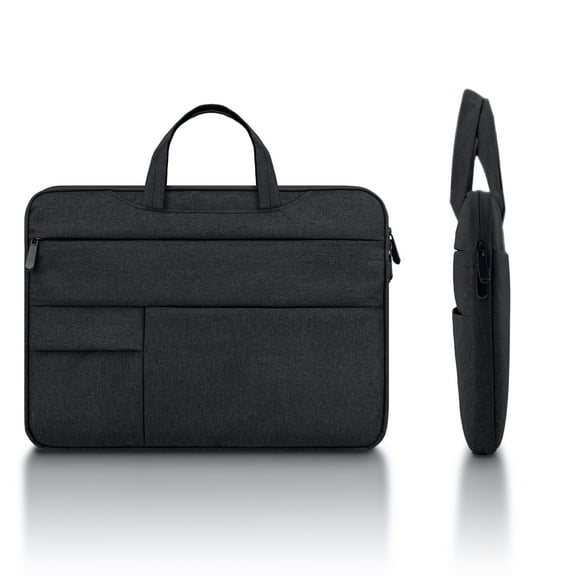 LLAYOO Hidden Handle Polyester 15.6'' Laptop Sleeve, Black