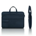 thumbnail image 1 of LLAYOO Laptop Sleeve Carrying Case Compatible with 15 Inch MacBook Pro, Surface Laptop 3/4 15", New XPS 15 Touch Briefcase with Hidden Handle Multiple Pockets Protective Padded Computer Bag, Navy Blue, 1 of 7