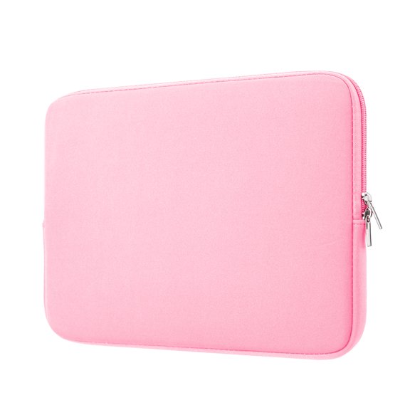 LLAYOO Laptop Sleeve Case Compatible with 13.3 Inch MacBook Air Pro Touch Bar for 13.3" Notebook Computer Tablet Chromebook 13" Soft Cover Protective Case Zipper Carrying Bag(Pink)