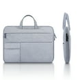 thumbnail image 1 of LLAYOO Waterproof Polyester 16" Laptop Briefcase, Gray, 1 of 7