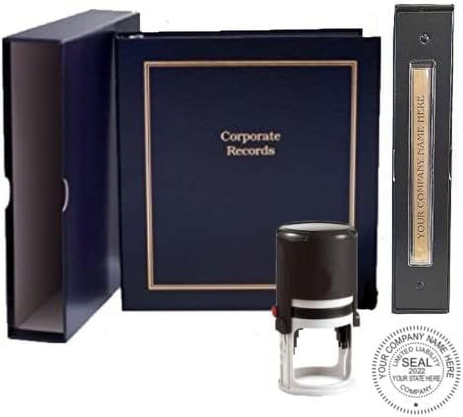 LLC Kit (Black) Binder, Slipcase, Operating Agreement, Membership