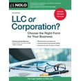 thumbnail image 1 of Pre-Owned LLC or Corporation?: Choose the Right Form for Your Business (Paperback) 1413325475 9781413325478, 1 of 1