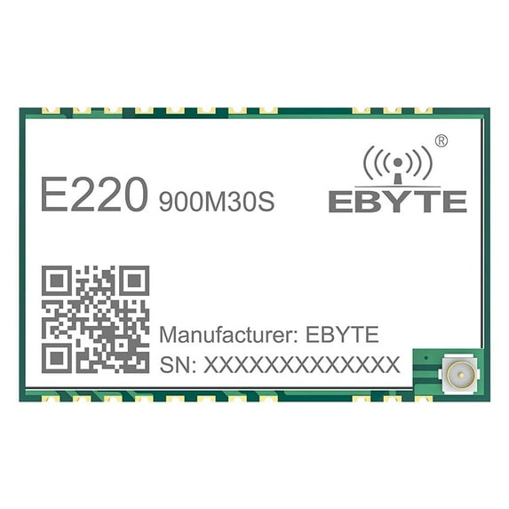 LLCC68 LoRa Wireless Module 868/915MHz E220-900M30S 30dBm Long Range 10km IPEX/Stamp Hole Antenna SMD SPI Wireless Module