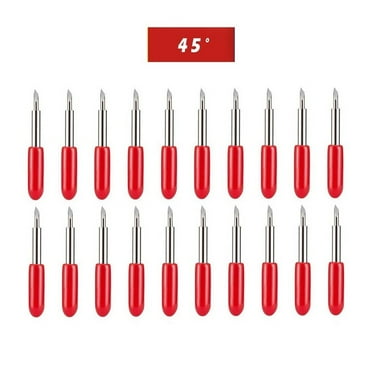 LLDI 20pcs 30/45/60 Degrees Replacement Blades For Roland For cricut Plotter Cutter Blade