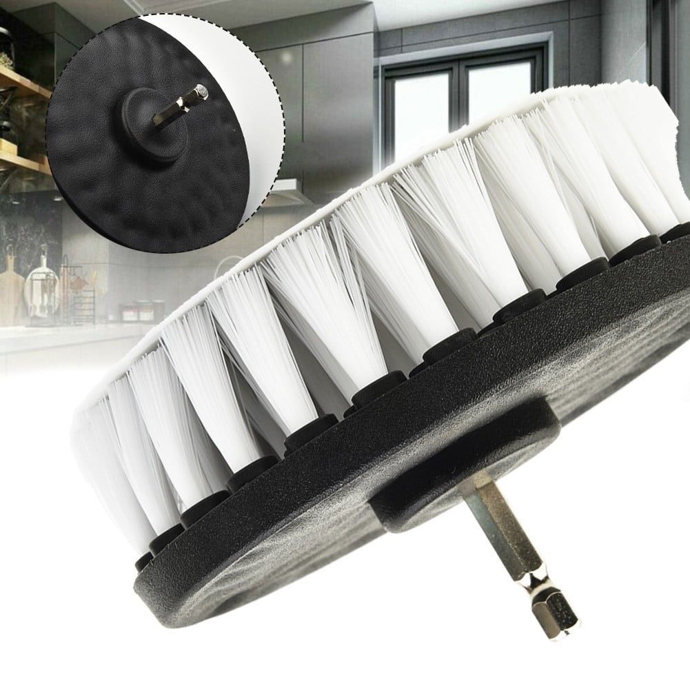 LLDI 5 Inch Car Wash Parts Cleaning Drill Brush For Cleaning Upholstery CarpetsLeather Seats Car Wheel Furniture Clean Drill Brush