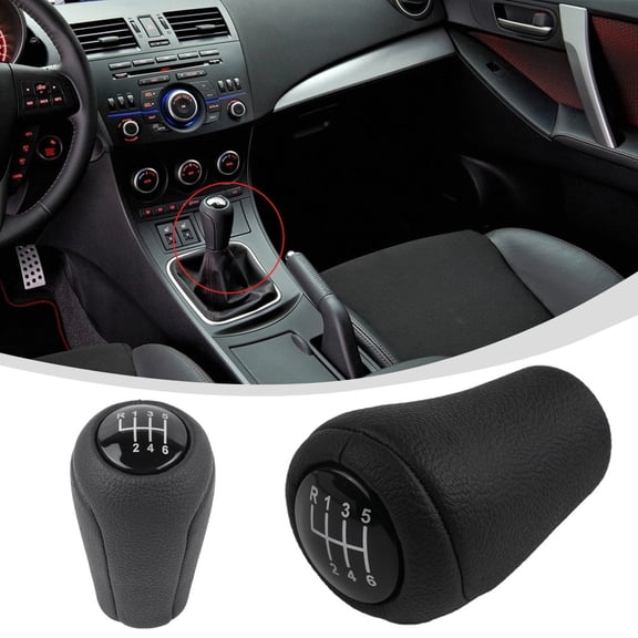 LLDI Black Front Interior /Car Gear Shift Knob Fit/ For MAZDA MX-5 NC III 2005-2014
