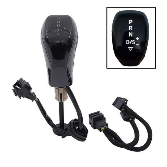 LLDI Car Automatic Gear Shift Knob Lever Shifter HeadBall LED Light For Golf 6 7 Black white light