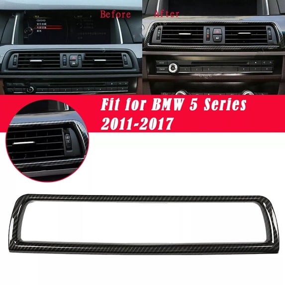 LLDI Carbon Fiber Car Air Vent Outlet Frame Cover Trim For BMW 5 Series F10 2011-2017