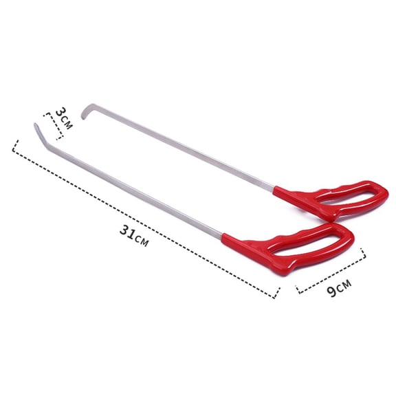 LLDI Paintless Dent Repair Tools Crowbar Bar Push Rod Hooks Automotive Hand Tool 31CM