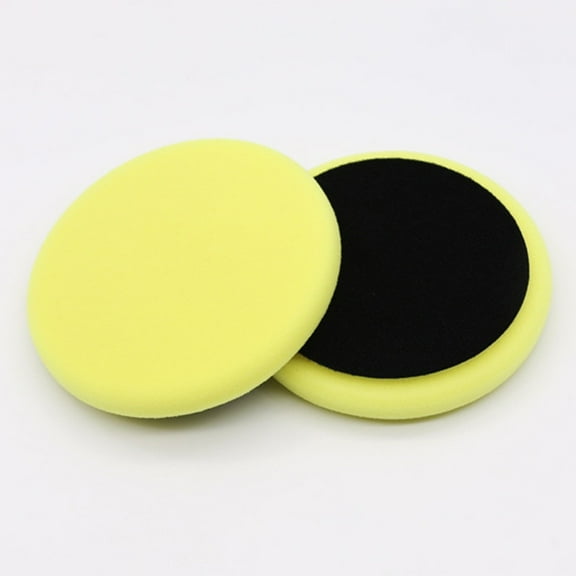 LLDI Polishing Sponge Disc CoarseMedium And Fine Vibration Polishing Machine Grinding Polishing Wheel Car Waxing Paint Scratch 5.5 Yellow