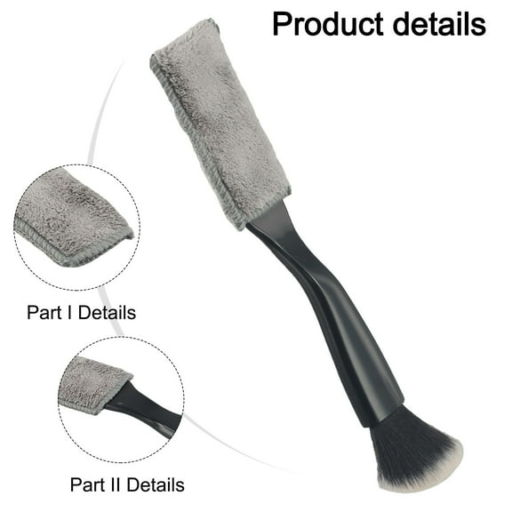LLDI Premium Car Interior Cleaning Brush Tool for Dust RemovalAir Vent Cleaning black