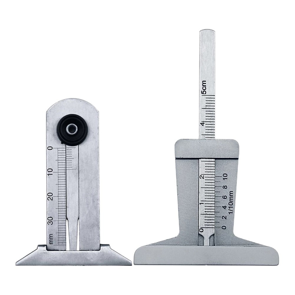 LLDI Stainless Steel Car Tyre Tire Tread Depth Gauge Meter Ruler ...