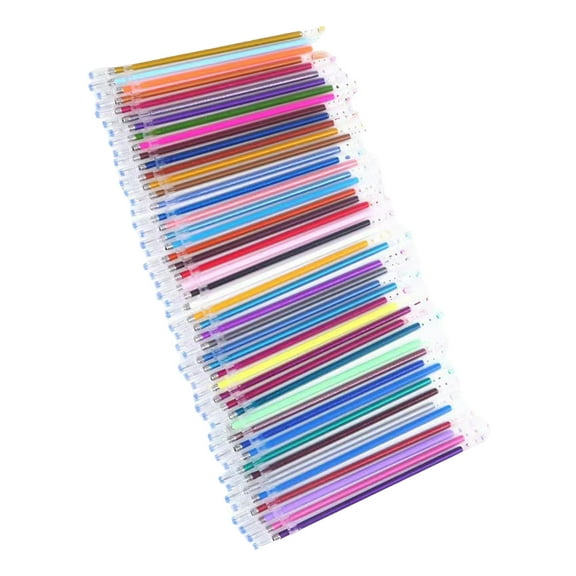 LLDYYDS 100 Pcs 0.7m Coloring Gel Pens Refills - Metallic, Glitter, Neon, Pastel - Fine Point - Rollerball Gel Pens Gel Ink Rollerball Pens