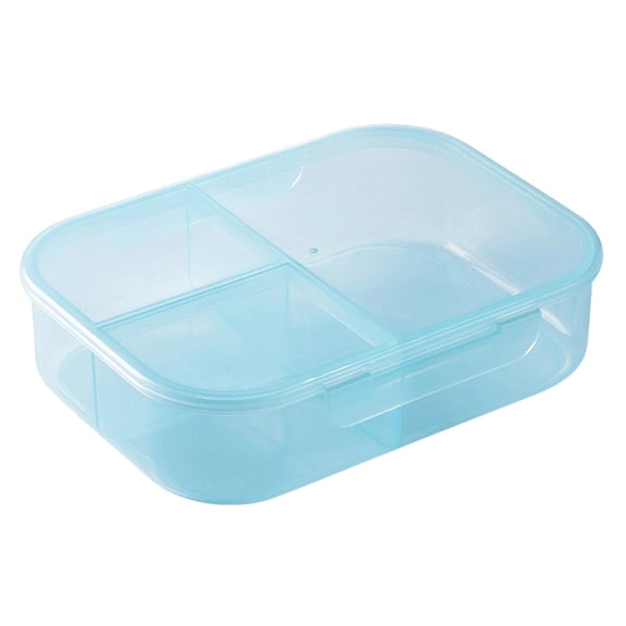 LLDYYDS Airtight Food Storage Container 1.5L BPA-Free Lunch Box with Divider and Sauce Container