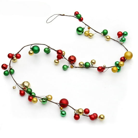 LLDYYDS Artificial Berry Christmas Garland, Multicolored Ball Garland Xmas Tree, Christmas Ball Ornaments, Berry Garland for Table Home Garden Party Fireplace Wall