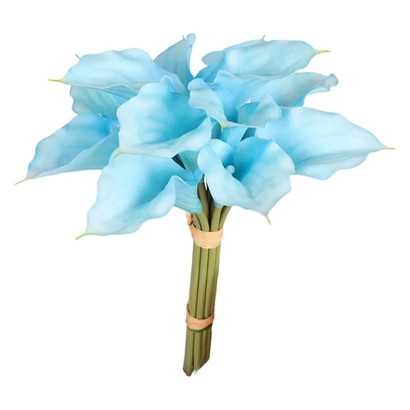 LLDYYDS Artificial Calla Lily Stem Flower Bouquets Realistic Silk Soft Floral Arrangement For Home Wedding