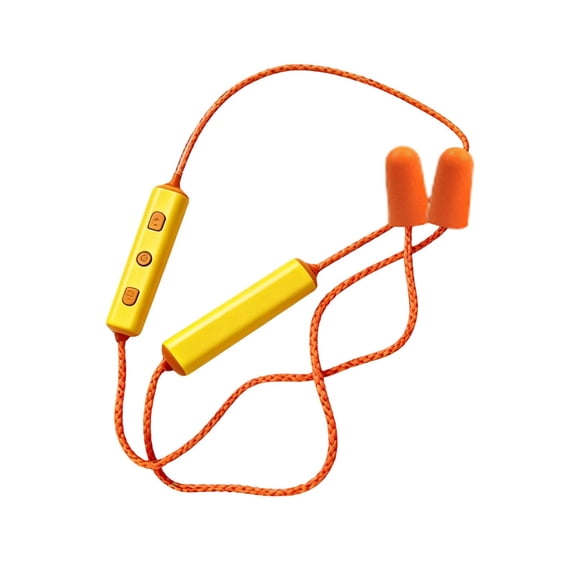 LLDYYDS Bluetooth Ear Plug Headphones for Work, NRR 25dB Noise Reduction Safety Earbuds, Discreet Concealable Hearing Protection One Size