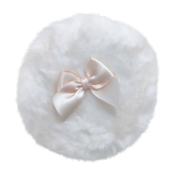 LLDYYDS Body Powder Puff - Portable Dustproof Powder Puff, Soft Round Face Body Powder Puff With Ribbon Bow | Skin-Friendly Furry Powder Puff