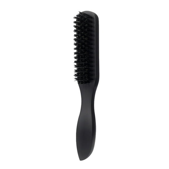 LLDYYDS Bristle Hair Brush for Slick Back, 8.5 Inch Ponytail Brush with Hard Boar Stiff Bristle & Ergonomics Wooden Handle Suitable for Men, Women