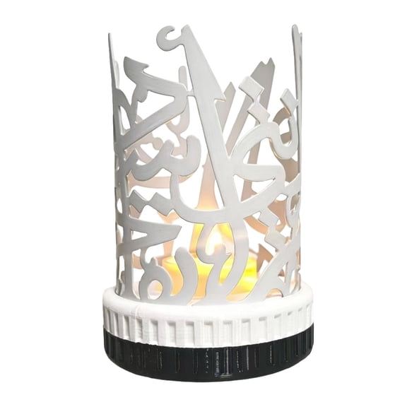 LLDYYDS Candles Holder - Metal Cutout Lantern Design Table Centerpiece, Decorative Tea Light Display Stand, Vintage Style Candle Decor Piece | Bathroom Kitchen Bedroom