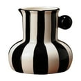 thumbnail image 1 of LLDYYDS Checkered Vase - Striped Vase,Mid Century Retro Striped Ceramic Small Vases for Flowers Display,Striped Ceramic Flower Container Craft, 1 of 3