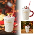 thumbnail image 1 of LLDYYDS Christmas Ceramic Coffee Mugs With Lid Pleased Christmas Ceramic Mugs Delicate Cup, 1 of 4