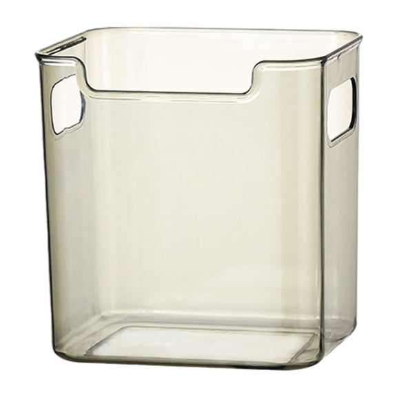 LLDYYDS Clear Freezer Storage Bins, Clear Plastics Bins with Handles, Stackable Kitchen Cabinet Organizer for Refrigerator & Pantry One Size